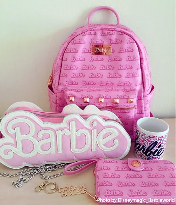 Pink Barbie Logo Backpack