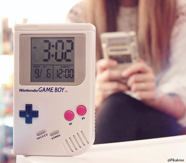Nintendo Game Boy Digital Alarm Clock