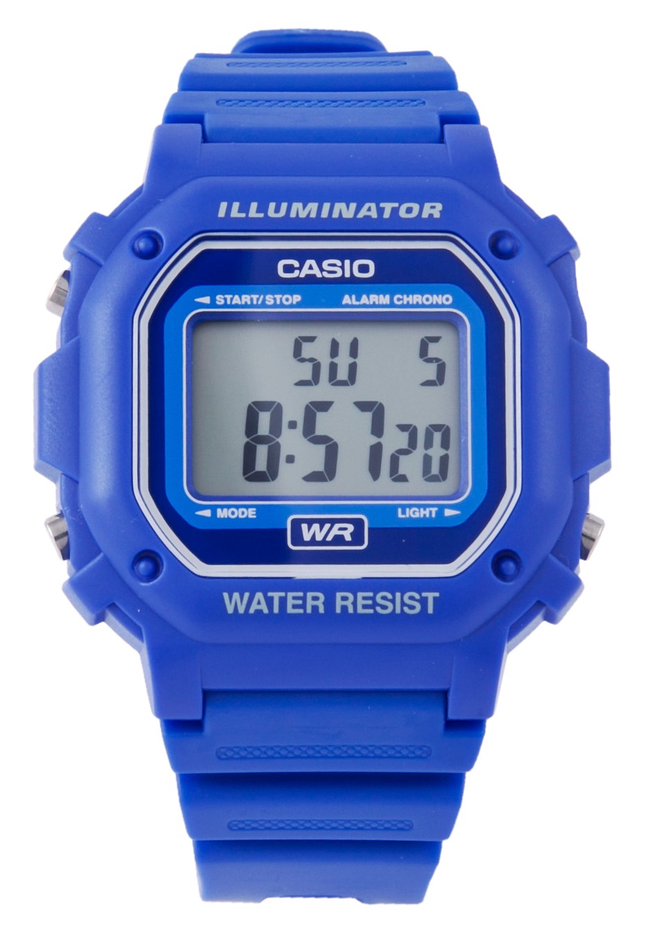 casio blue illuminator watch