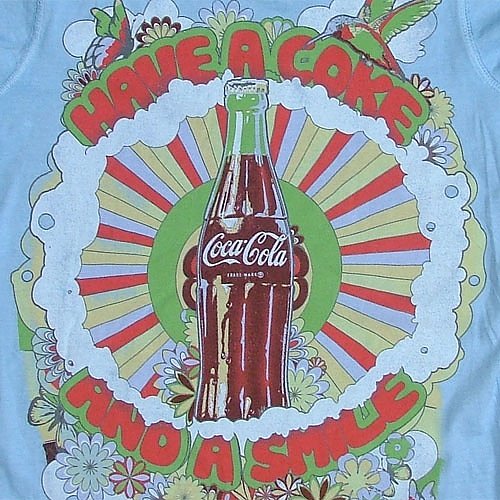 Have A Coke and a Smile Ladies T-Shirt from Famous Forever