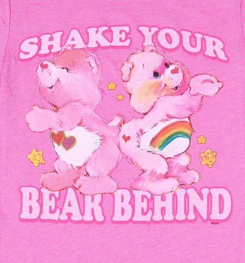 Care Bears Shake Your Bear Behind Women's T Shirt from Junk Food