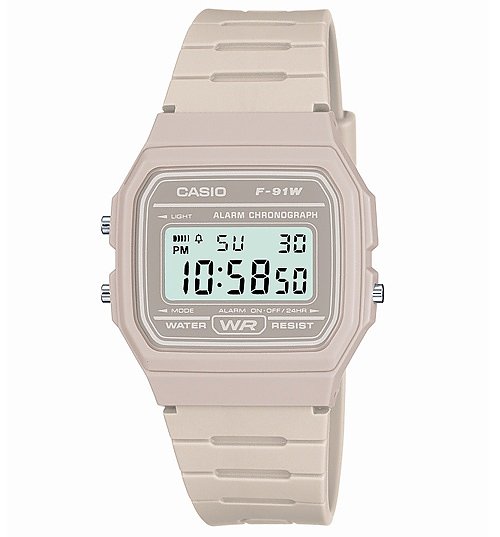 Classic Light Grey Watch F-91WC-8AEF from Casio Classic Light Grey Watch F-91WC-8AEF from Casio