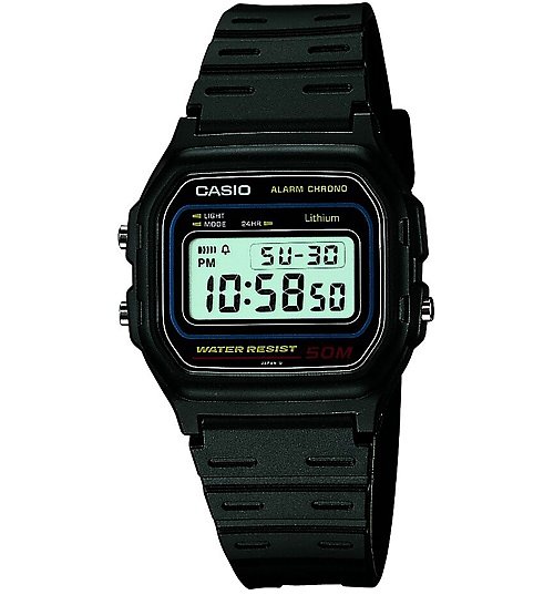 Classic Black Watch W-59-1VQES from Casio Classic Black Watch W-59-1VQES from Casio