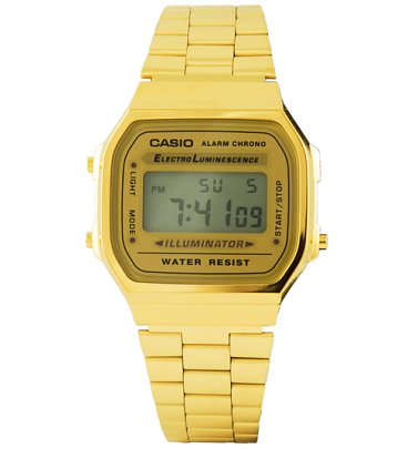 Classic Gold Illuminator Watch A168WG-9EF from Casio Classic Gold Illuminator Watch A168WG-9EF from Casio