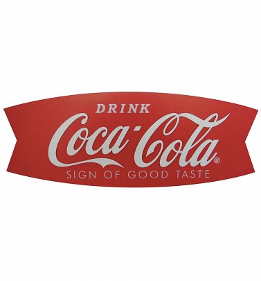 Coca-Cola Wood Fishtail Sign Coca-Cola Wood Fishtail Sign