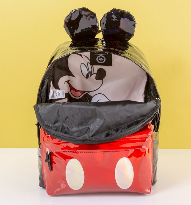 Disney Mickey Mouse Metallic Finish Backpack With Ears from Hype