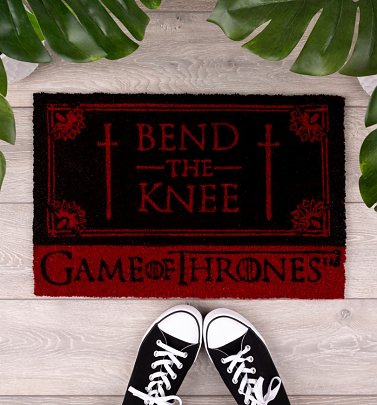 Game Of Thrones Bend The Knee Door Mat Game Of Thrones Bend The Knee Door Mat