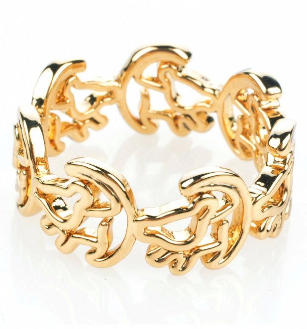 Gold Plated Simba Outline Lion King Ring from Disney Couture Gold Plated Simba Outline Lion King Ring from Disney Couture