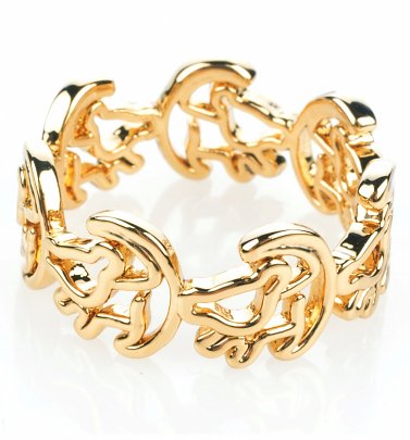 Gold Plated Simba Outline Lion King Ring from Disney Couture Gold Plated Simba Outline Lion King Ring from Disney Couture