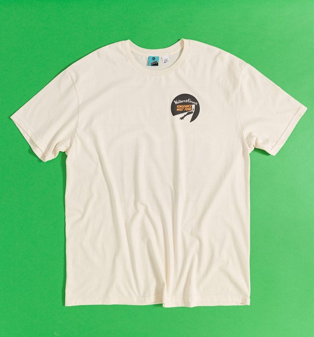 Wallace & Gromit Vengeance Most Fowl Feathers Line Up Natural T-Shirt with Back Print Wallace & Gromit Vengeance Most Fowl Feathers Line Up Natural T-Shirt with Back Print