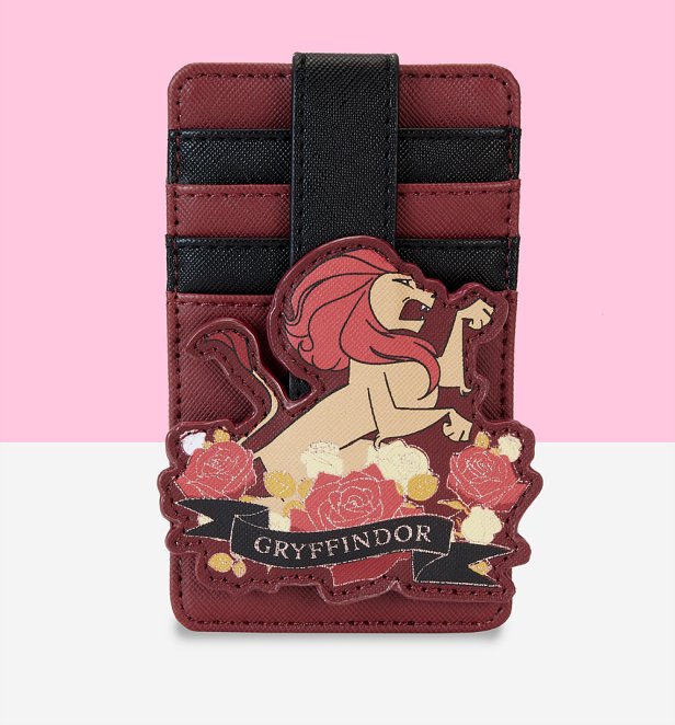 Loungefly Warner Brothers Harry Potter Gryffindor House Tattoo Card Holder