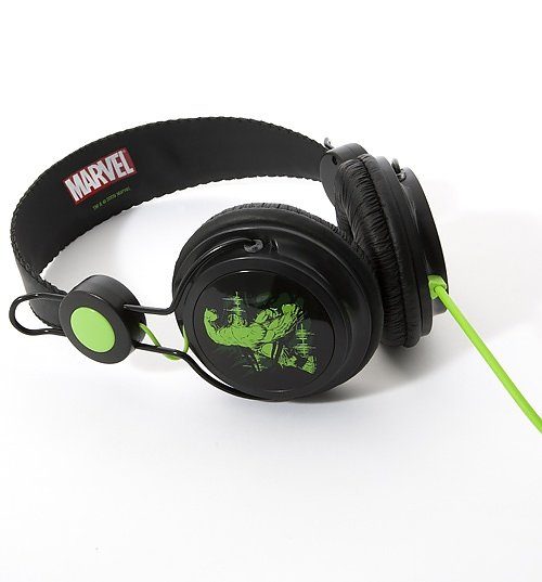 Incredible Hulk Marvel Headphones from Coloud