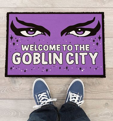 Labyrinth Welcome To The Goblin Kingdom Door Mat Labyrinth Welcome To The Goblin Kingdom Door Mat