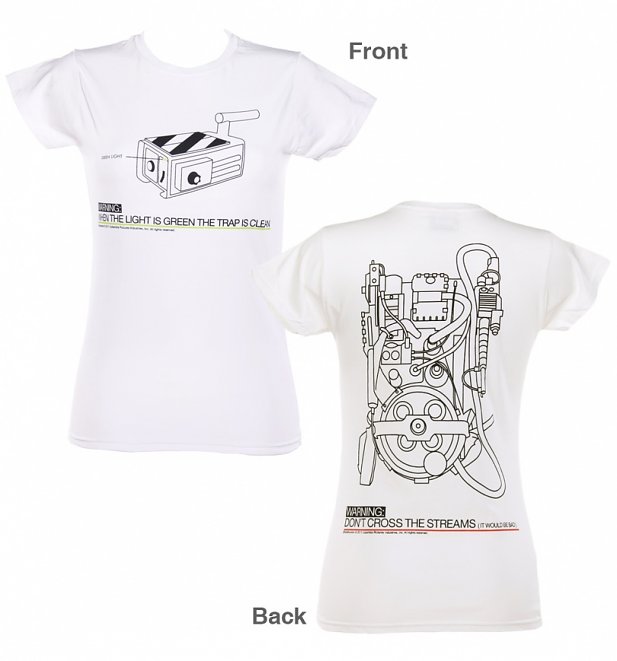 Women's Don't Cross The Streams Ghostbusters T-Shirt Women's Don't Cross The Streams Ghostbusters T-Shirt