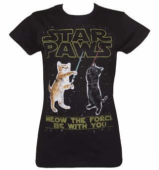 Women's Star Paws Parody T-Shirt Women's Star Paws Parody T-Shirt