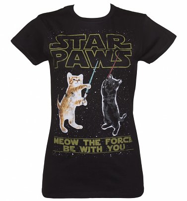 Women's Star Paws Parody T-Shirt Women's Star Paws Parody T-Shirt