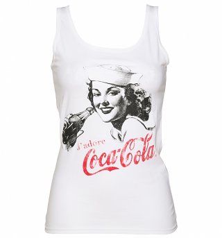 Women's Vintage J'adore Coca-Cola Vest Women's Vintage J'adore Coca-Cola Vest
