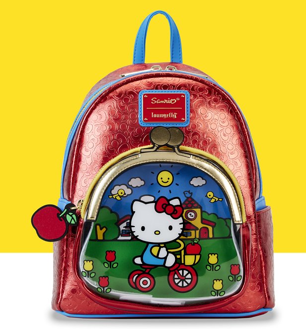 Loungefly Hello Kitty 50th Anniversary Coin Bag Mini Backpack