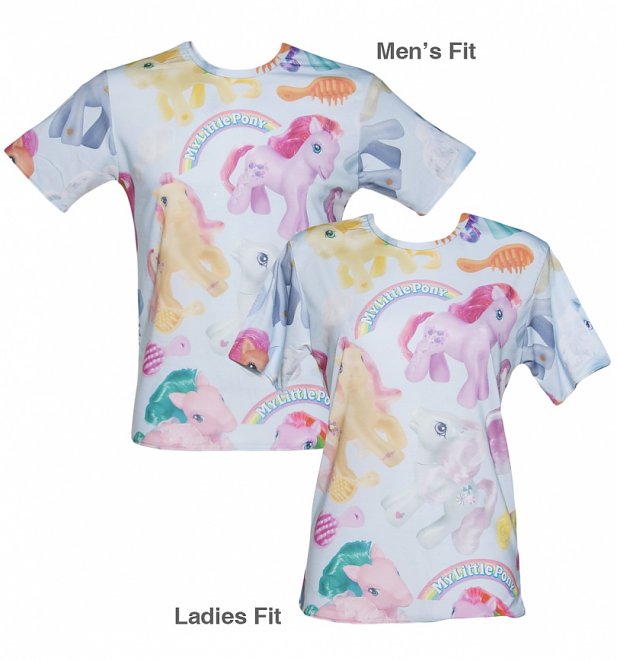 Unisex My Little Pony All Over Print T-Shirt Unisex My Little Pony All Over Print T-Shirt