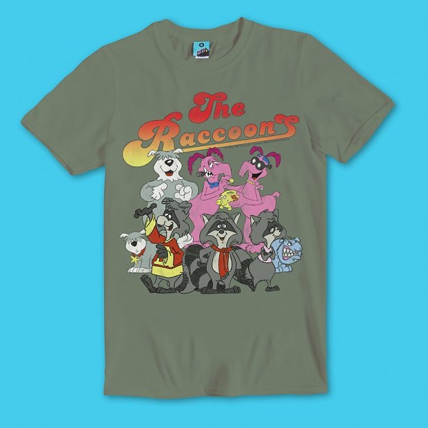 The Raccoons Heather Green T-Shirt The Raccoons Heather Green T-Shirt