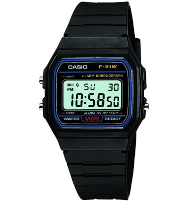 Retro Black Digital Watch F-91W-1YER from Casio Retro Black Digital Watch F-91W-1YER from Casio