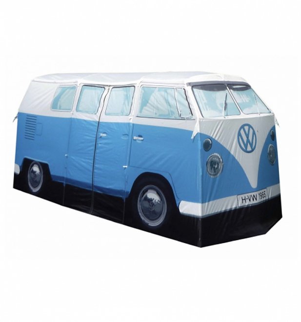 Retro VW Bus Zelt 1:1 Nachbildung, Blau Retro VW Bus Zelt 1:1 Nachbildung, Blau