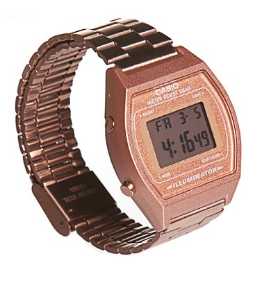 Rose Gold Retro Casio Illuminator Watch B640WC-5AEF from Casio Rose Gold Retro Casio Illuminator Watch B640WC-5AEF from Casio