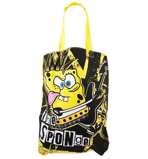 Spongebob Squarepants Rocker Canvas Tote Bag