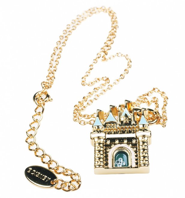 14kt Gold Plated Disney Princess Castle Charm Necklace from Disney Couture 14kt Gold Plated Disney Princess Castle Charm Necklace from Disney Couture