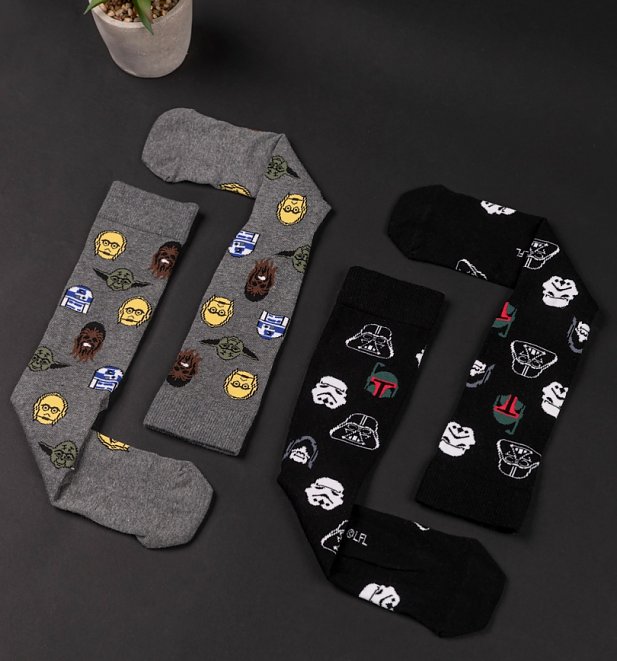 2pk Star Wars Socks