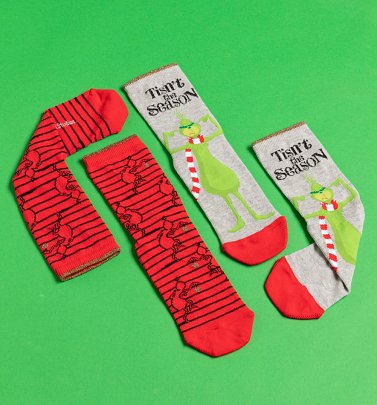 2pk The Grinch Socks 2pk The Grinch Socks