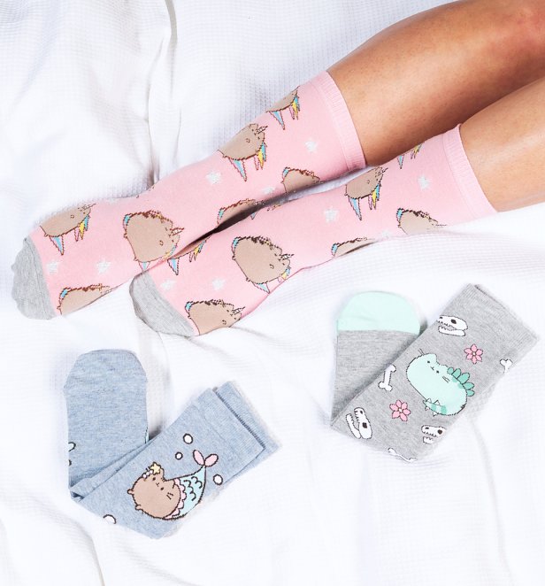 pusheen slipper socks