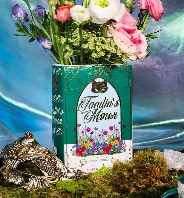 ACOTAR Spring Court Tamlin's Manor Green Large Book Vase