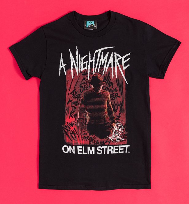 A Nightmare On Elm Street Black T-Shirt A Nightmare On Elm Street Black T-Shirt