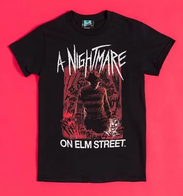 A Nightmare On Elm Street Black T-Shirt
