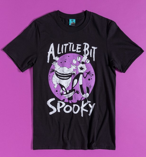 Aaahh!!! Real Monsters A Little Bit Spooky Black T-Shirt