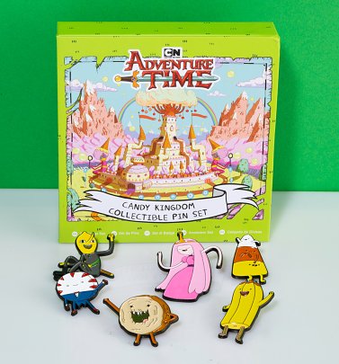 Adventure Time Candy Kingdom Enamel Pin Badge Set Adventure Time Candy Kingdom Enamel Pin Badge Set