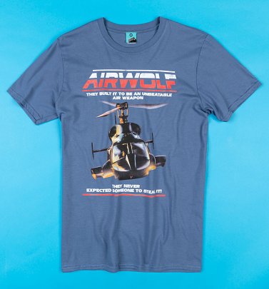 Airwolf Indigo Blue T-Shirt Airwolf Indigo Blue T-Shirt