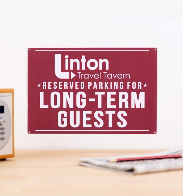 Alan Partridge Linton Travel Tavern Parking Sign Alan Partridge Linton Travel Tavern Parking Sign