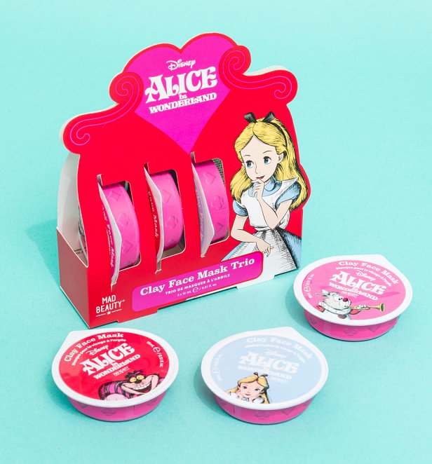 Disney Alice In Wonderland Clay Face Mask Trio from Mad Beauty