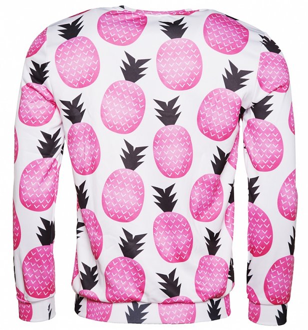All Over Print Pink Pineapple Sweater from Mr Gugu & Miss Go All Over Print Pink Pineapple Sweater from Mr Gugu & Miss Go