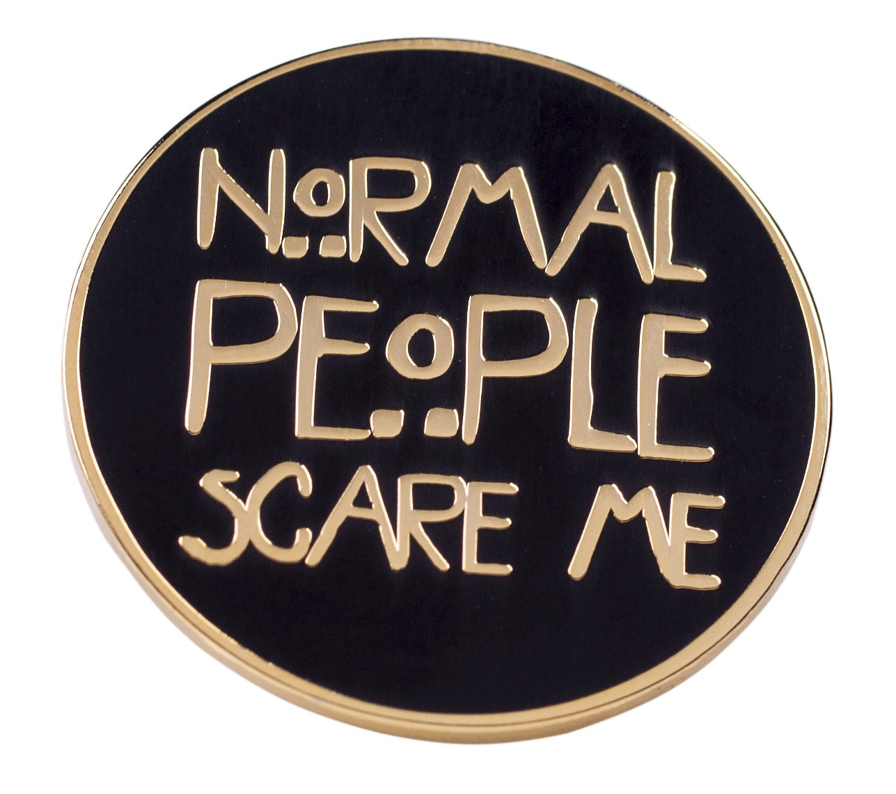 American Horror Story Inspired Normal People Scare Me Enamel Pin From