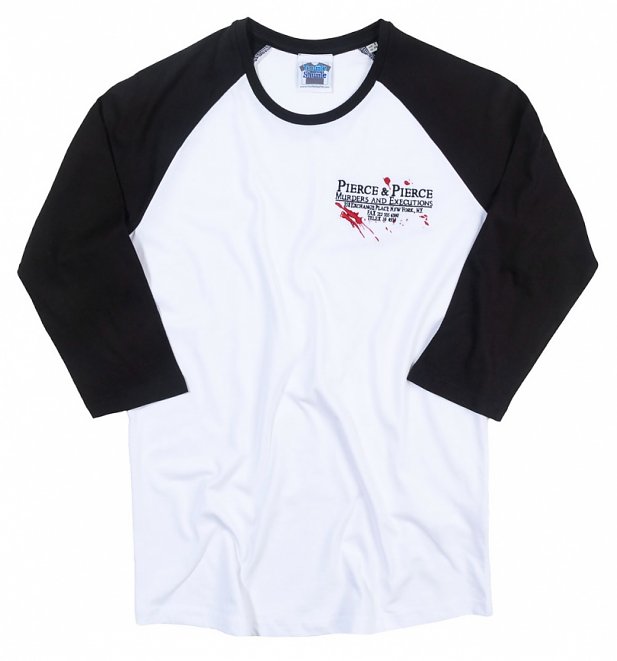 American Psycho Inspired Murders and Executions Embroidered Baseball Shirt American Psycho Inspired Murders and Executions Embroidered Baseball Shirt