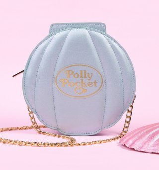 Aqua Polly Pocket Shell Shaped Cross Body Bag Aqua Polly Pocket Shell Shaped Cross Body Bag