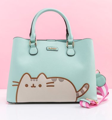 Aqua Pusheen Shoulder Bag from Difuzed Aqua Pusheen Shoulder Bag from Difuzed