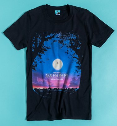 Arachnophobia Movie Poster Black T-Shirt Arachnophobia Movie Poster Black T-Shirt
