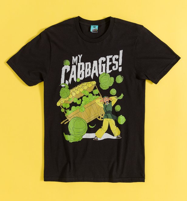 Avatar The Last Airbender My Cabbages Black T-Shirt Avatar The Last Airbender My Cabbages Black T-Shirt