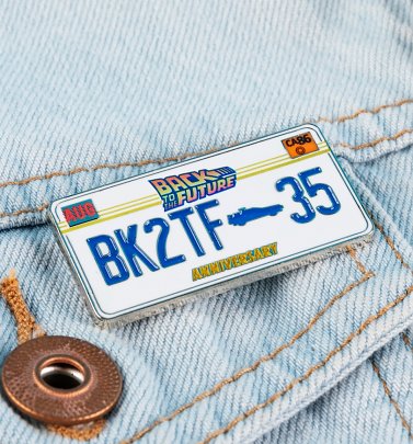 Back To The Future 35th Anniversary Enamel Pin Badge Back To The Future 35th Anniversary Enamel Pin Badge