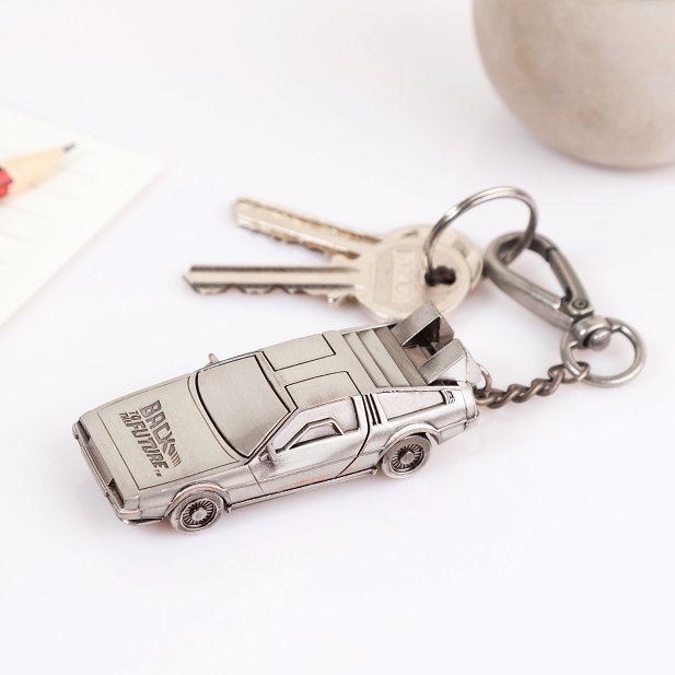 Back To The Future Delorean 3D Keyring