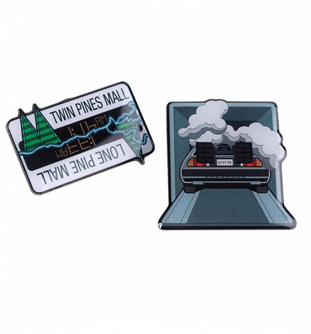 Back To The Future Pin Badge Set Back To The Future Pin Badge Set